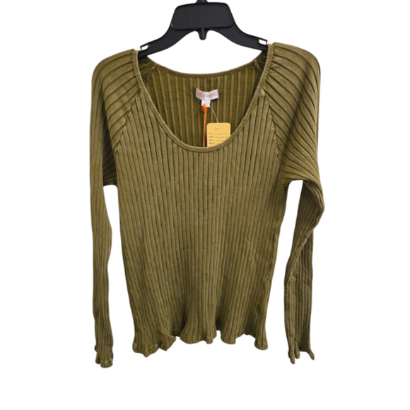 NWT L green Knox Rose Long-Sleeve Shirt - Picture 1 of 1